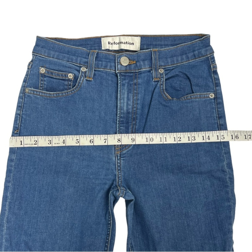 Reformation High Rise Blue Jeans - Picture 11 of 16